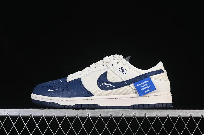 All categories Nk SB Dunk Series Nk SB Dunk Low High-end customized low-top sneakers Nike SB Dunk Low joint off-white canvas blue hook High-end customized low-top casual sneakers XD1588-230
